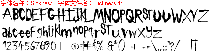 查看字体及作者详细介绍