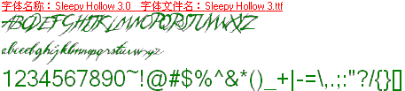 查看字体及作者详细介绍