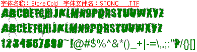 查看字体及作者详细介绍