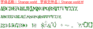 查看字体及作者详细介绍