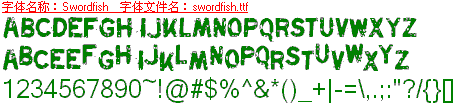 查看字体及作者详细介绍