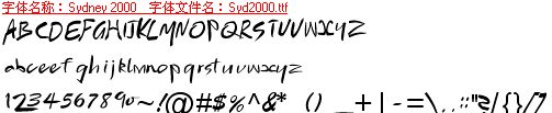 查看字体及作者详细介绍