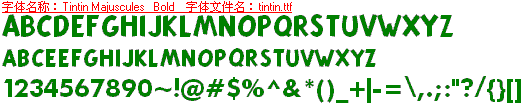 查看字体及作者详细介绍