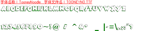 查看字体及作者详细介绍