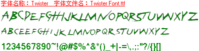 查看字体及作者详细介绍