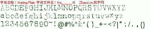查看字体及作者详细介绍