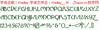 查看字体及作者详细介绍