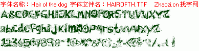 查看字体及作者详细介绍