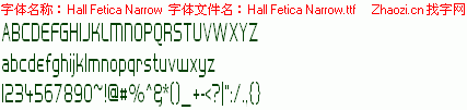 查看字体及作者详细介绍