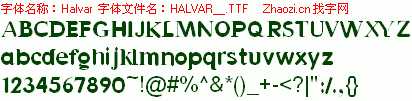 查看字体及作者详细介绍