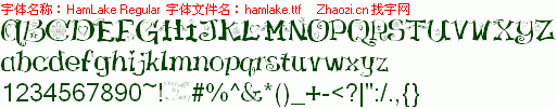 查看字体及作者详细介绍