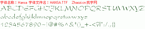 查看字体及作者详细介绍