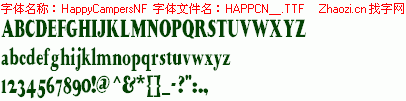 查看字体及作者详细介绍