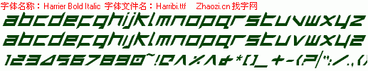 查看字体及作者详细介绍