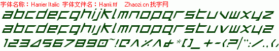 查看字体及作者详细介绍