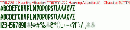 查看字体及作者详细介绍