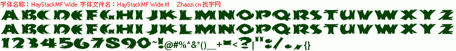 查看字体及作者详细介绍