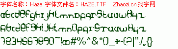 查看字体及作者详细介绍
