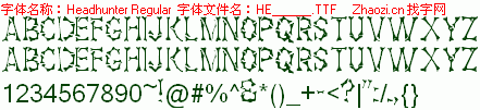 查看字体及作者详细介绍