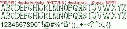 查看字体及作者详细介绍