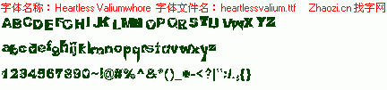 查看字体及作者详细介绍