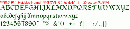 查看字体及作者详细介绍