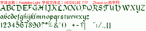 查看字体及作者详细介绍