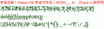 查看字体及作者详细介绍