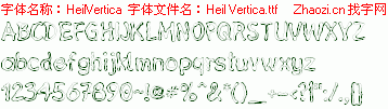 查看字体及作者详细介绍