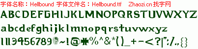 查看字体及作者详细介绍