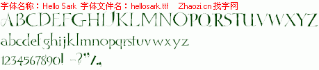 查看字体及作者详细介绍
