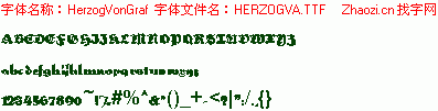 查看字体及作者详细介绍