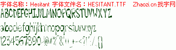 查看字体及作者详细介绍
