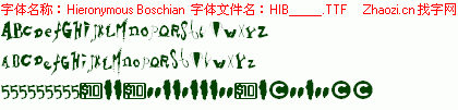 查看字体及作者详细介绍