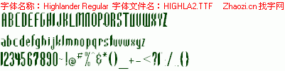 查看字体及作者详细介绍