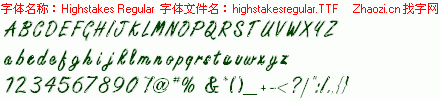 查看字体及作者详细介绍