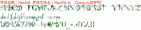 查看字体及作者详细介绍