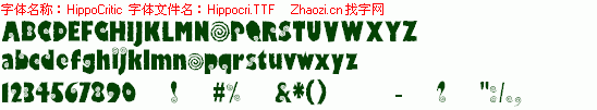 查看字体及作者详细介绍