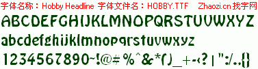 查看字体及作者详细介绍