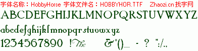 查看字体及作者详细介绍