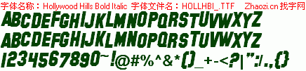查看字体及作者详细介绍