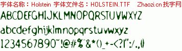 查看字体及作者详细介绍