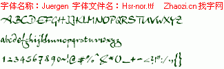 查看字体及作者详细介绍