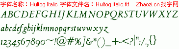 查看字体及作者详细介绍