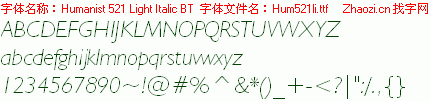 查看字体及作者详细介绍