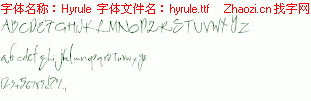 查看字体及作者详细介绍
