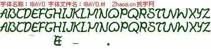 查看字体及作者详细介绍