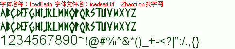 查看字体及作者详细介绍