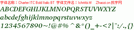 查看字体及作者详细介绍
