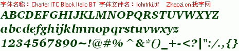 查看字体及作者详细介绍